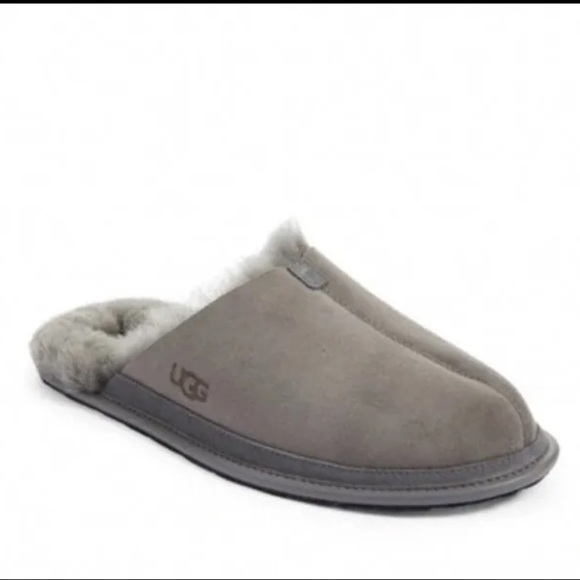 UGG Other - UGG Hyde Slippers Charcoal Grey Men’s Size 11